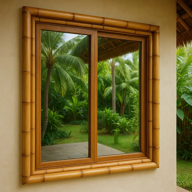 Model Jendela Rumah Bambu yang Cantik untuk Hunian Tropis