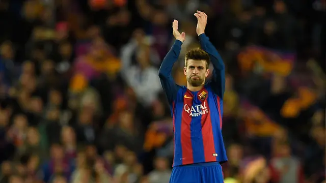Ekspresi Pemain Barcelona Usai Kandas di Liga Champions