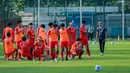 Timnas Indonesia U-17 nantinya akan satu grup dengan Jepang, China, dan Qatar dalam ajang yang akan berlangsung pada 5–22 Mei 2026. (Bola.com/Bagaskara Lazuardi)