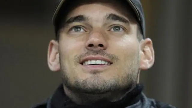 Wesley Sneijder. (c) AFP