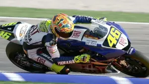 Valentino Rossi saat di MotoGP Valencia 2007. (Motorcyclenews)
