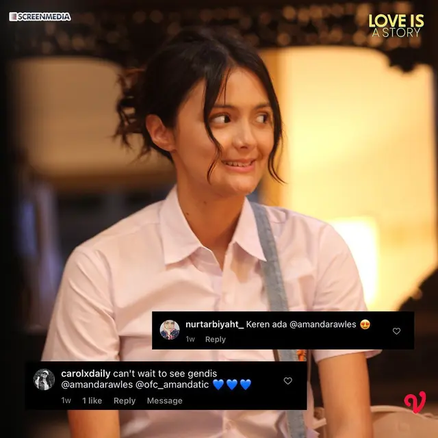 Tetap Aktif Berkarya, Ini 6 Potret Amanda Rawles Saat Syuting Series Love Is A Story