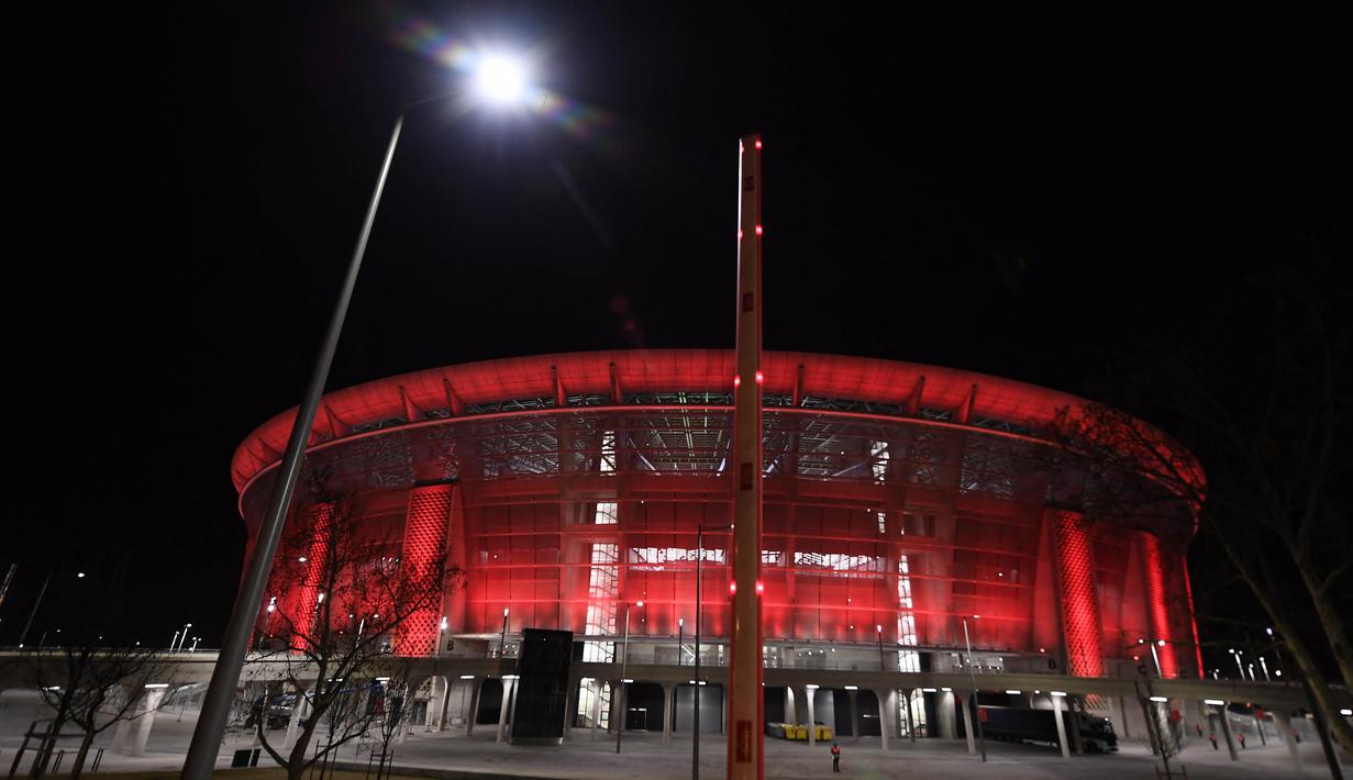 Puskas adalah seorang legenda Real Madrid sekaligus bintang tim nasional Hungaria pada akhir 1940-an dan awal 1950-an. (AFP/Attila Kisbenedek)