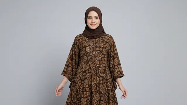 Model Gamis Batik Flowy Kain Ringan untuk Aktivitas Harian yang Stylish. Gemini