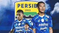 Persib Bandung - 3 Pemain Lokal Persib: Rahmat Irianto, Beckham Putra, Henhen Herdiana (Bola.com/Adreanus Titus)
