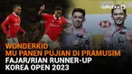 Mulai dari Wonderkid MU panen pujian di pramusim hingga Fajar/Rian runner-up Korean Open 2023, berikut sejumlah berita menarik Newa Flsh Sport Liputan6.com.