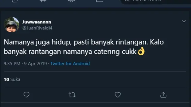 6 Cuitan "Namanya Juga Hidup" Ini Ujungnya Bikin Nyesek