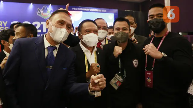 Foto Liga 1: Debut Raffi Ahmad dan Kaesang di Kongres Tahunan PSSI