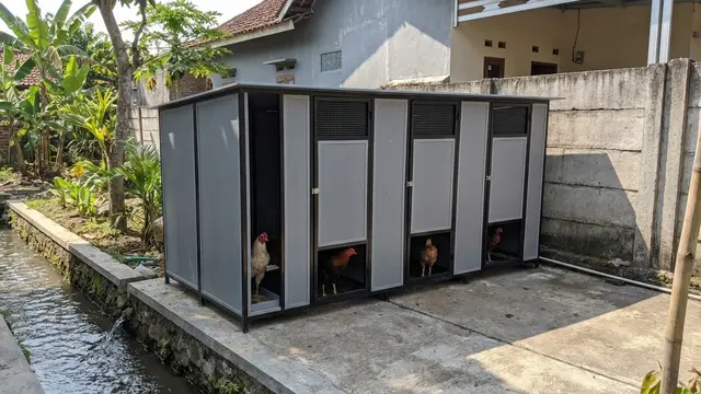 Model Kandang Ayam 2 Meter