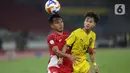 Memasuki babak kedua, jalannya pertandingan tidak banyak berubah. (Liputan6.com/Helmi Fithriansyah)
