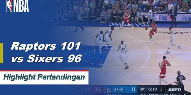 Cuplikan Pertandingan NBA : Raptors 101 Vs Sixers 96