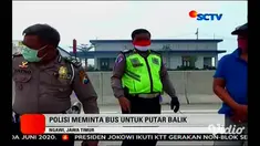 Penjagaan wilayah perbatasan antar provinsi dilakukan jajaran Polda Jawa Timur (Jatim) menyusul adanya larangan mudik oleh pemerintah. Sedikitnya ada delapan wilayah perbatasan yang dijaga untuk mengantisipasi adanya pemudik yang nekat masuk ke wilay...