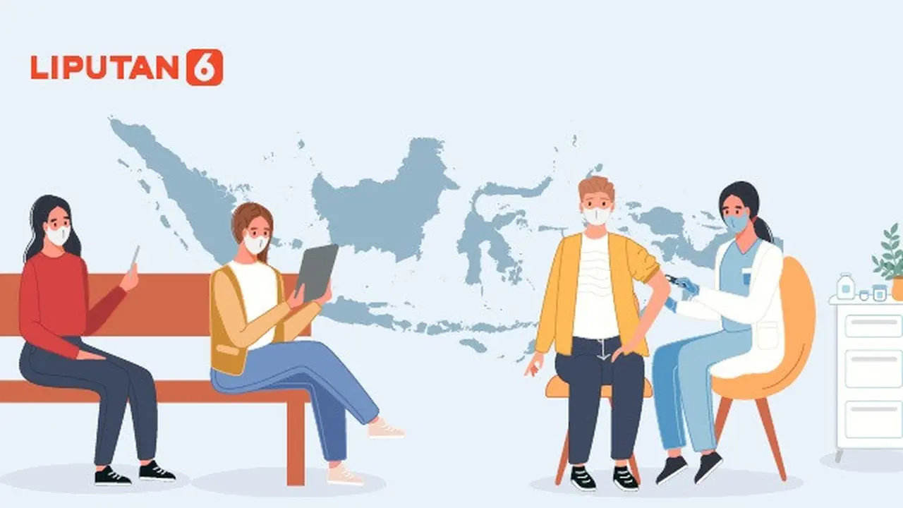 Banner Infografis Vaksinasi Covid-19 Tak Perlu Syarat Surat / KTP Domisili. (Liputan6.com/Abdillah)
