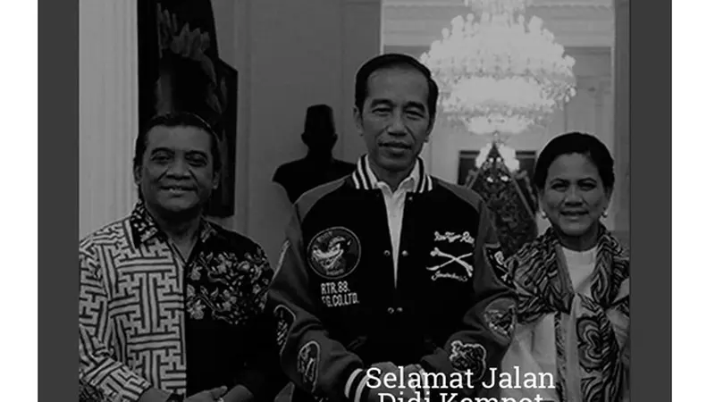 5 Momen Kedekatan Keluarga Jokowi dengan Didi Kempot, Beri Pesan Duka