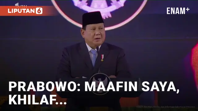 VIDEO: Panik! Prabowo Lupa Sebut Ketum NU hingga Kadin saat Peluncuran Danantara