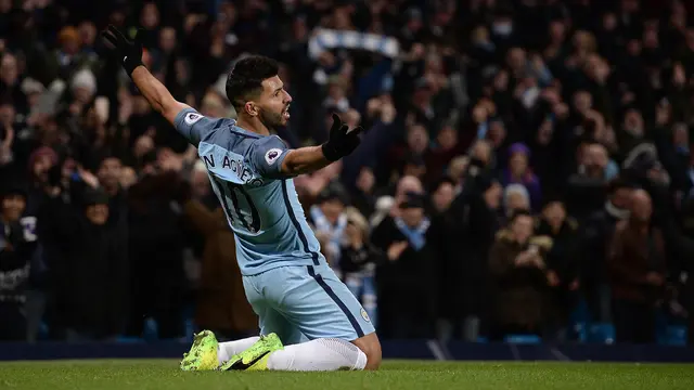 Liga Inggris, Manchester City, Sergio Aguero
