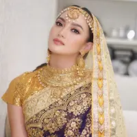 Ririn Ekawati hadir di Henna Night Aurel Hermansyah (Instagram/ollaramlanaufar)