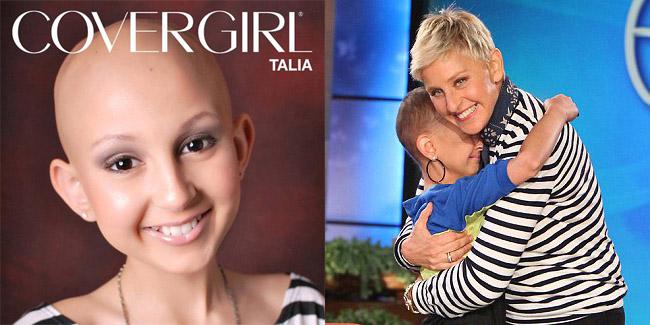 Talia menjadi covergirl dan bintang tamu pada Ellen deGeneres show | (c) dailymail.co.uk