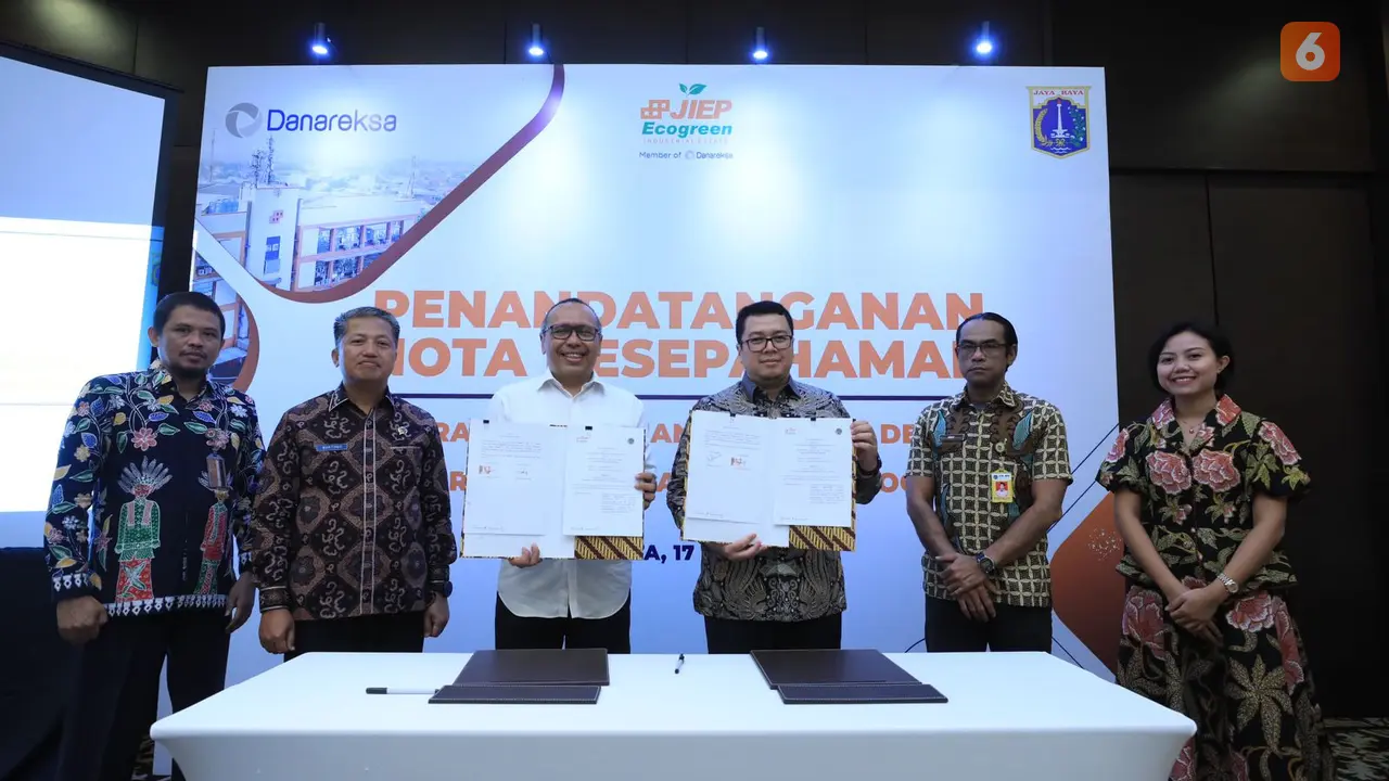 Penandatanganan kerja sama antara PT JIEP dengan Kementerian ATR/BPN