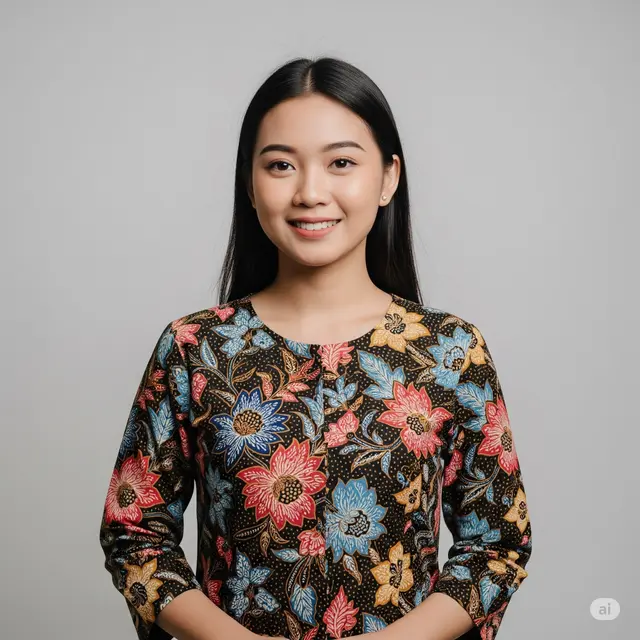 Model Batik Blus Wanita Muda Kekinian. Foto: Gemini