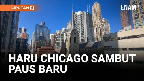 VIDEO: Sambut Paus Baru, Warga Chicago Rayakan dengan Haru