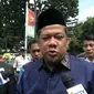 Fahri Hamzah mendatangi Polda Metro Jaya untuk diperiksa sebagai pelapor (Merdeka.com/Ronald)