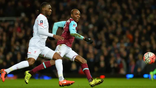 West Ham United vs Liverpool. 