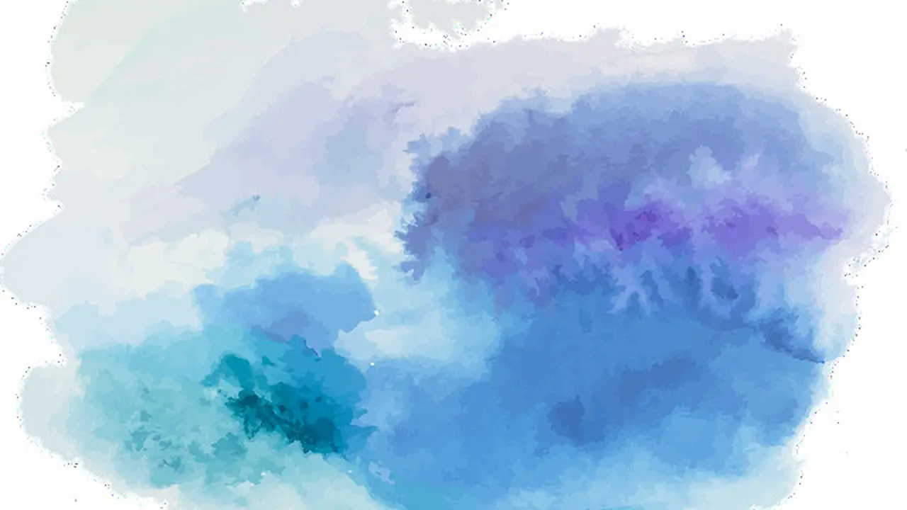 Ilustrasi warna biru
