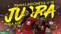 Timnas Indonesia juara Piala AFF U-16 2018. (Bola.com/Dody Iryawan)