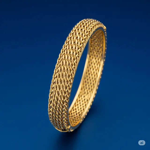 Model Gelang Emas Bangle 6 Gram Paling Memikat.