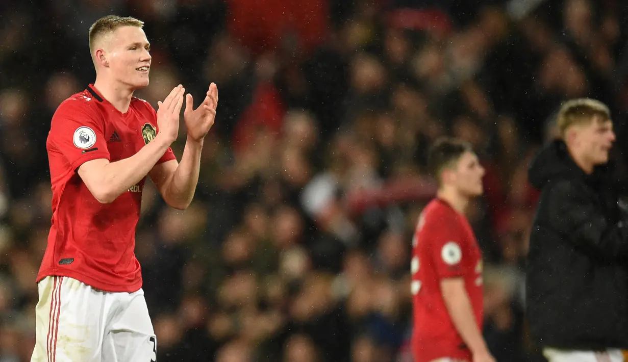Menjadi produk akademi Manchester United juga menjadikan Scott McTominay kandidat yang ideal menjadi kapten karena memahami nilai-nilai dasar klub. (Foto: AFP/Oli Scarff)