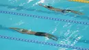 PB Akuatik Indonesia menggelar Indonesia Open Aquatic Championships (IOAC) 2025 di Stadion Akuatik Gelora Bung Karno, Jakarta Pusat. (Bola.com/M Iqbal  Ichsan)