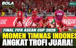 Momen Timnas Indonesia Angkat Trofi Juara FIFA ASEAN Cup 2026 Usai Kalahkan Thailand
