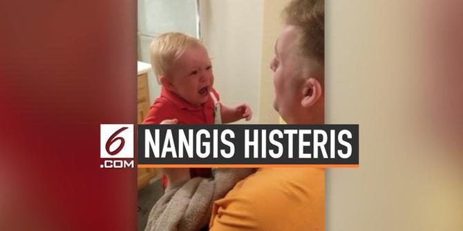 VIDEO: Bayi Nangis Histeris saat Pertama Kali Lihat Ayahnya Tanpa Jenggot