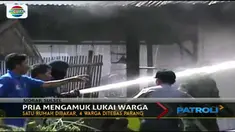 La Hasan mengamuk di sekitar tempat tinggalnya dan melukai empat warga Kelurahan Toddang.