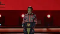 Presiden Joko Widodo (Jokowi) meminta bakal calon presiden Ganjar Pranowo untuk segera mempersiapkan rencana kerja soal kedaulatan pangan. (Nila Chrisna/Youtube PDIP)