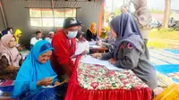 Warga Penyintas Erupsi Gunung Semeru menerima hunian relokasi di Kecamatan Candipuro (Istimewa)