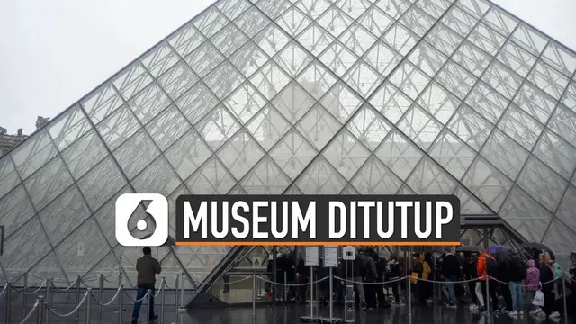 VIDEO: Museum Louvre Terpaksa Ditutup karena Virus Corona