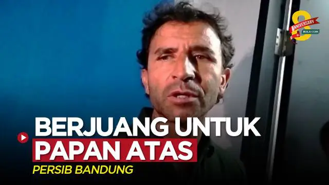 VIDEO: Luis Milla Bilang Persib Akan Berjuang untuk Papan Atas di Liga 1 Musim Baru