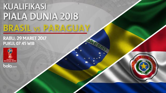 Kualifikasi Piala Dunia 2018 Brasil vs Paraguay