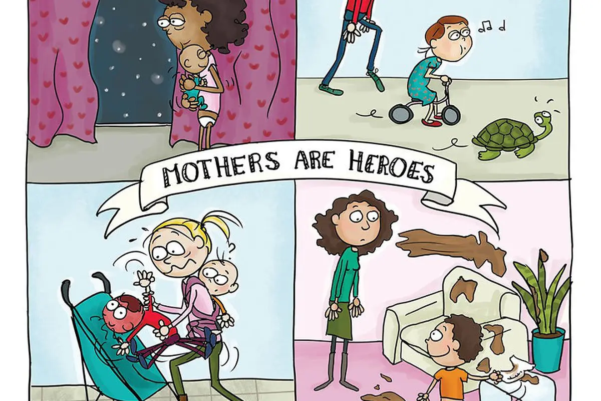Gambaran Kehidupan Ibu-ibu dalam Sebuah Komik Lucu
