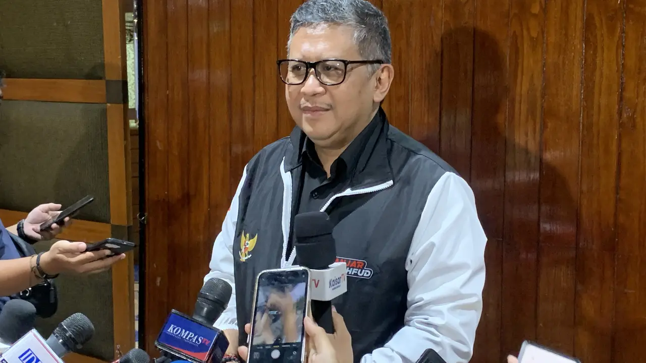 Sekretaris Tim Pemenangan Nasional (TPN) Ganjar-Mahfud, Hasto Kristiyanto.