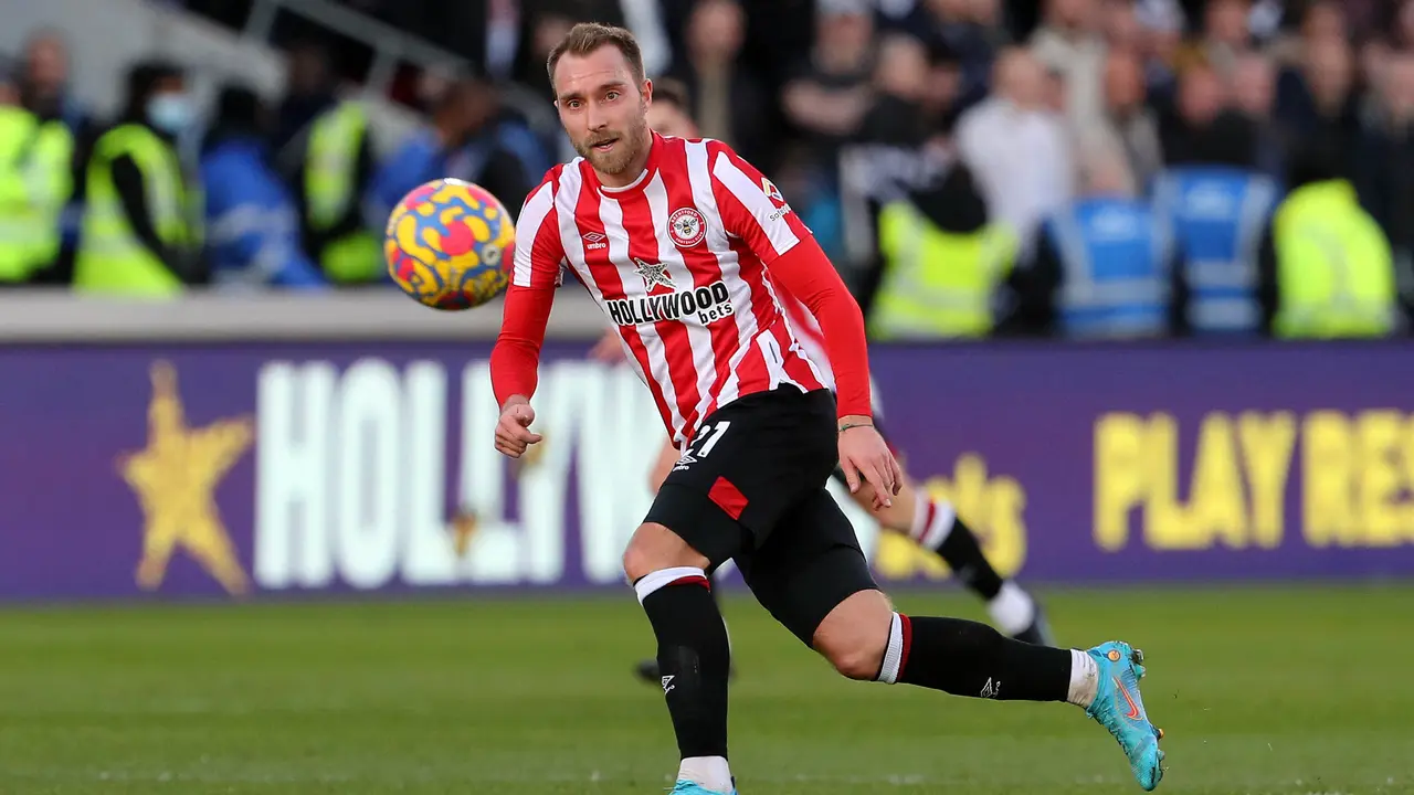 Foto: Momen Debut Christian Eriksen Kembali ke Lapangan, Brentford Dibungkam Newcastle United di Liga Inggris