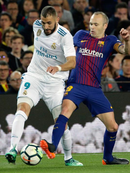  FOTO  Real  Madrid  Gagal Tundukkan 10 Pemain  Barcelona 