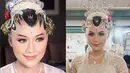Detail paes hingga alis karya Bennu Sorumba saat acara akad nikah Erina Gudono ini bikin kagum hingga diapresiasi sederet rekan artis. Menurut budayawan Retno Widyanti, alis tanduk rusa yang menghiasi wajah Erina disimbolkan sebagai makhluk yang indah, cerdik, cerdas, dan anggun. (Liputan6.com/IG/@bennusorumba/@morden.co)