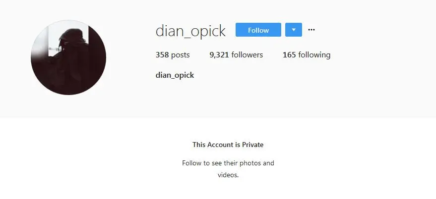 Akun Instagram istri Opick (Instagram/opick_tomboati)