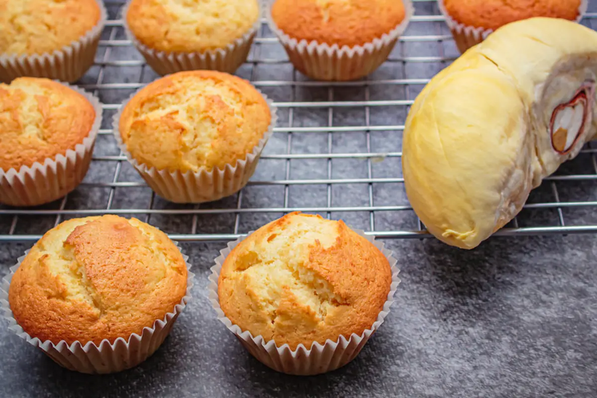 resep muffin durian cupcake