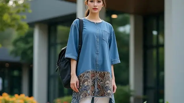 Model Tunik Batik Cocok untuk Kuliah