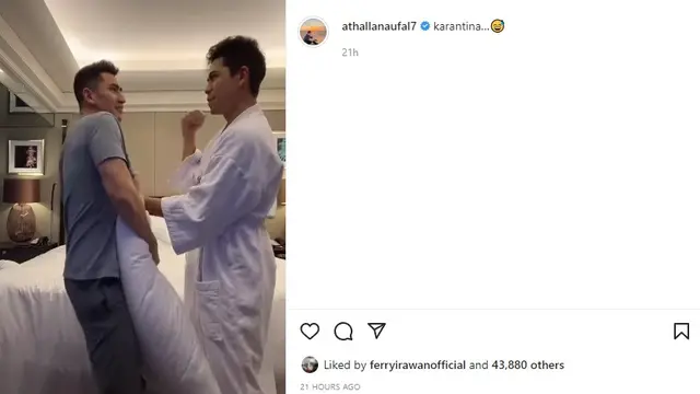 Verrell Bramasta - Athalla Naufal (Foto: Instagram/@athallanaufal7)