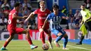 Dengan hasil imbang ini, Liverpool hanya menambah satu poin. Liverpool gagal menyalip Manchester City pada klasemen sementara Liga Inggris. (AP Photo/Alberto Pezzali)